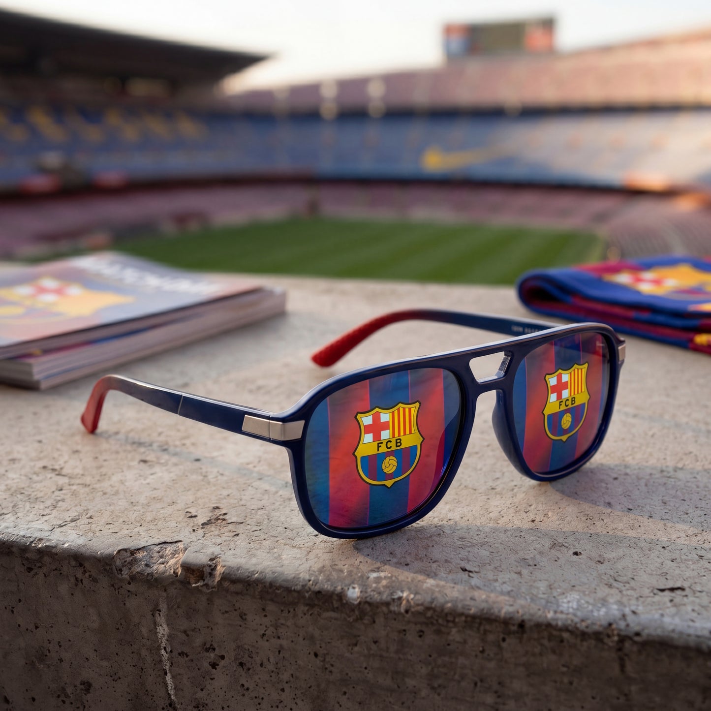 LUXUP x FC Barcelona Holographic Sunglasses